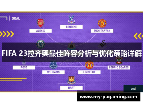 FIFA 23拉齐奥最佳阵容分析与优化策略详解